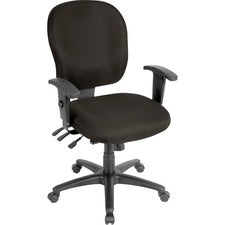Lorell Adjustable Waterfall Design Task Chair