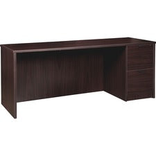 Lorell Prominence 79000 Series Espresso Credenza - 2-Drawer