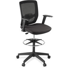 Lorell Breathable Mesh Mid-Back Stool