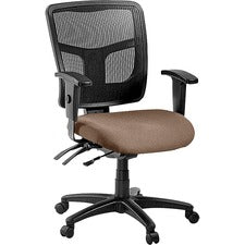 Lorell ErgoMesh Series Managerial Mid-Back Chair