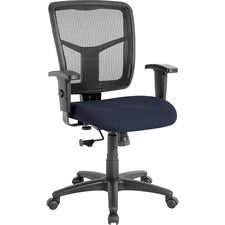 Lorell Managerial Mesh Mid-back Chair