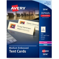Avery&reg; Laser, Inkjet Print Tent Card