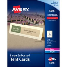 Avery® Laser, Inkjet Print Tent Card