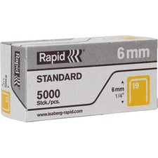 Rapid R23 No.19 Fine Wire 1/4" Staples
