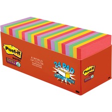 Post-it® Super Sticky Notes Cabinet Pack - Marrakesh Color Collection