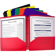 C-Line Two-Pocket Heavyweight Poly Portfolio Folder