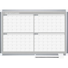 MasterVision MasterVision Dry-erase 4-month Planner