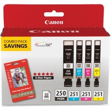 Canon PGI-250/CLI-251 Original Ink Cartridge/Paper Kit