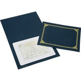 SKILCRAFT Gold Foil Cover Document Holders