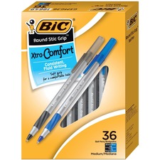 BIC Round Stic Grip Ballpoint Pen