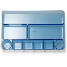 OIC Blue Glacier 9-Compartment Drawer Tray