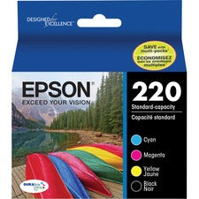 Epson DURABrite Ultra 220 Ink Cartridge - Black, Cyan, Magenta, Yellow