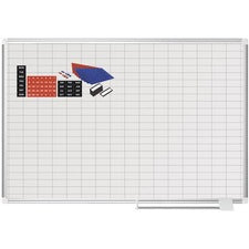 MasterVision 2" Grid Magnetic Gold Ultra Board Kit