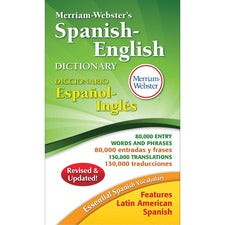 Merriam-Webster Spanish-English Dictionary Printed Book