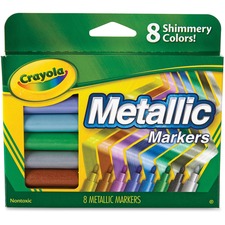 Crayola 8-color Metallic Markers
