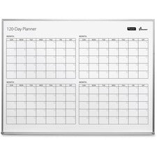 SKILCRAFT 4-Month Dry Erase Calendar Board