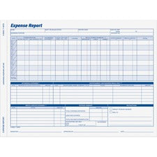 Adams Weekly Expense Report Forms