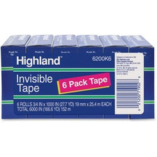 Scotch Highland Matte-finish Invisible Tape