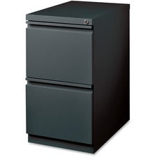 Lorell 20" FF Mobile Pedestal File - 2-Drawer