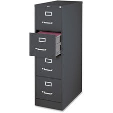 Lorell 26-1/2" Vertical File Cabinet - 4-Drawer