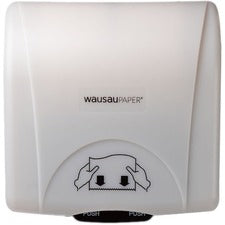 OptiServ Accent White Translucent Roll Towel Dispenser