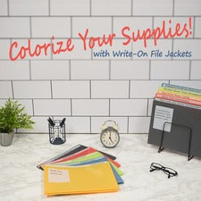 C-Line Write-On Poly File Jackets