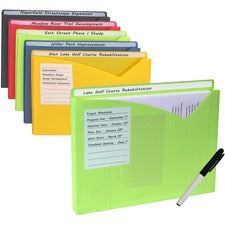 C-Line Write-On Poly File Jackets
