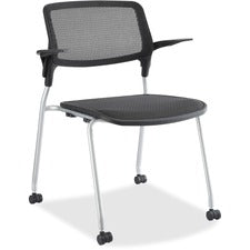 Lorell Fixed Arms Stackable Guest Chairs