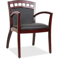 Lorell Crowning Accent Wood Guest Chair