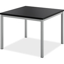 HON Corner Table, Metal Legs, 24"W