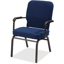 Lorell Big and Tall Oversized Stack Chair with Arms