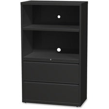 Lorell 36" Lateral Hanging File Drawers Combo Unit