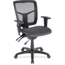 Lorell Mid-Back Swivel Mesh Chair
