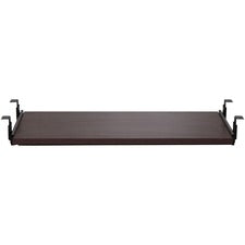 Lorell Mahogany Laminate Keyboard Tray