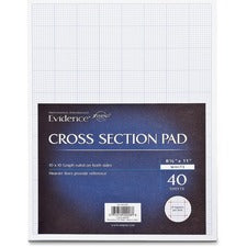 Ampad Cross - section Quadrille Pads - Letter