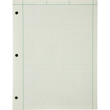 Ampad Green Tint Engineer's Quadrille Pad - Letter