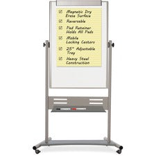 MasterVision Magnetic Dry Erase 2-sided Easel