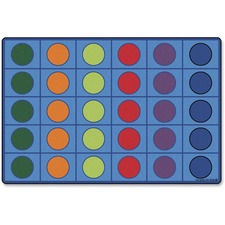Carpets for Kids Color Seating Circles Rug