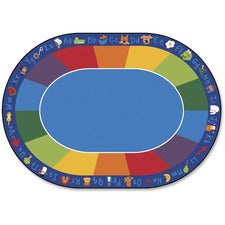 Carpets for Kids Fun With Phonics Oval Seating Rug