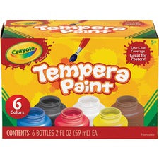 Crayola 6-color Tempera Paint
