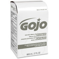 Gojo&reg; 800 ml Bag Refill Antibacterial Lotion Soap