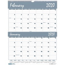 House of Doolittle Bar Harbor Blue/Gray 2-Month Wall Calendar