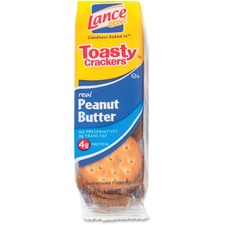 Lance Toasty Peanut Butter Cracker Sandwiches Packs