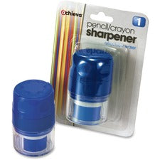 OIC Twin Pencil/Crayon Sharpener with Cap