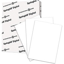 Springhill Digital Vellum Bristol Laser, Inkjet Print Copy & Multipurpose Paper - 10% Recycled
