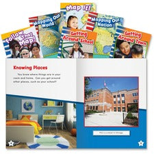 Shell Education Education Let's Map It! Six Book Set Printed Book