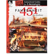 Shell Education Fahrenheit 451 Great Works Guide Printed Book by Ray Bradbury