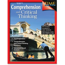 Shell Education Grade 4 Comprehension/Critical Thinking Book Printed/Electronic Book by Greathouse Lisa.