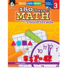 Shell Education Education 18 Days of Math for 3rd Grade Book Printed/Electronic Book by Jodene Smith