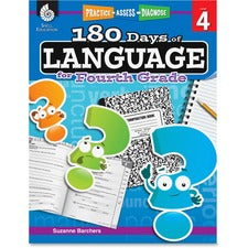 Shell Education Education 18 Days/Language 4th-grade Book Printed Book by Suzanne Barchers